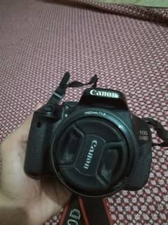 Canon 600D with 50mm Lens