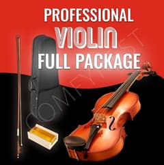 Professional Violin 4/4 Size All Accessories For Beginners To Advance