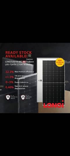 Longi Canadian Ja solar panels 560w to 580w avble in very reasonable