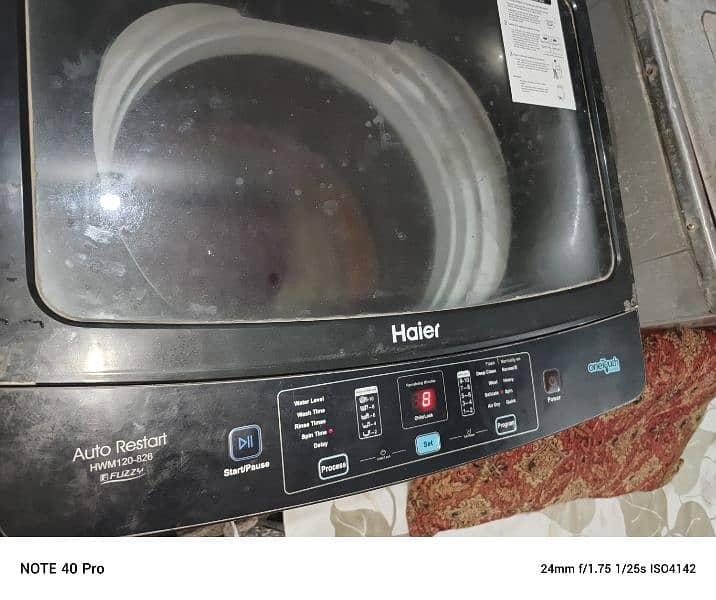 Haier automatic washing machine urgent seal 12 kg Pahly Ayo Pahly pao 1