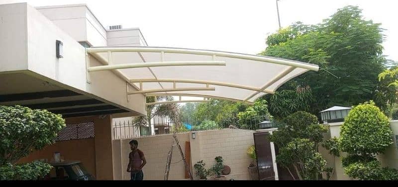 Fiberglass shade for sale in lahore with iron stracture 18