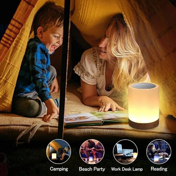 SMART RGB BEDSIDE TABLE LAMP DIMMABLE 5
