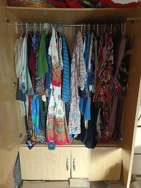 Full sized wardrobe with 2 Compartments 1