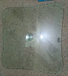 TABLE GLASS 12MM IMPORTED 23" X 23"