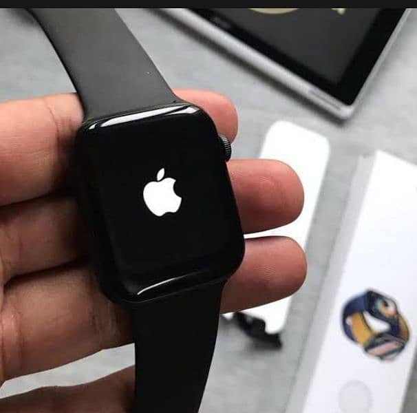 apple logo smart watch 4