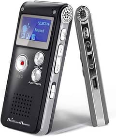 16GB Digital Voice Recorder with Playback 3072KBPS 0