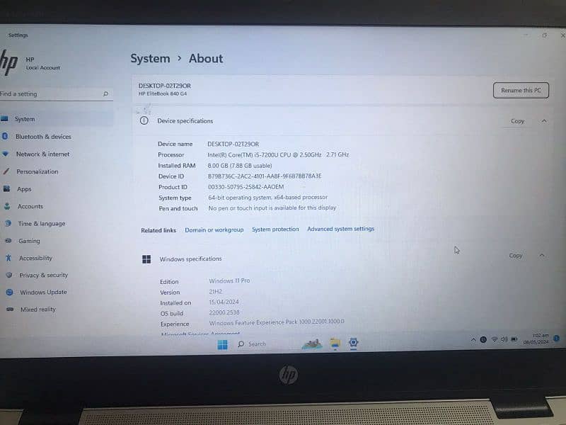 laptop G4 500SD 2