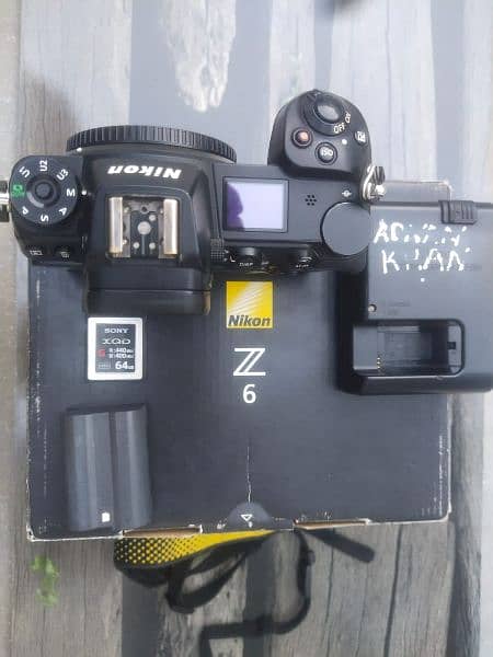 Nikon z6 body with xqd card 64gb 1