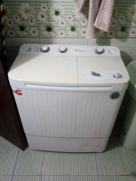 white dawalance washing machine 5