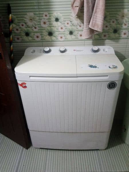 white dawalance washing machine 6