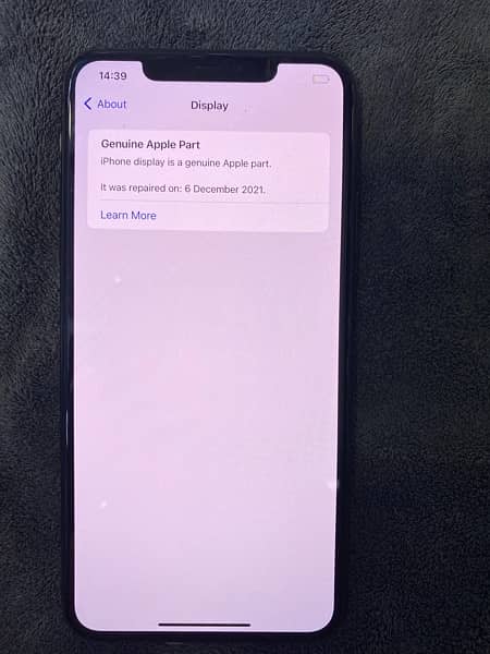Iphone 11 ProMax. 256gb Factory Unlock. (Nonpta) Grey 96% battery LLA 4