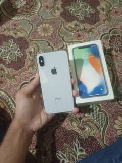 i Phone X PTA Approved 64GB with BoX 03477355171