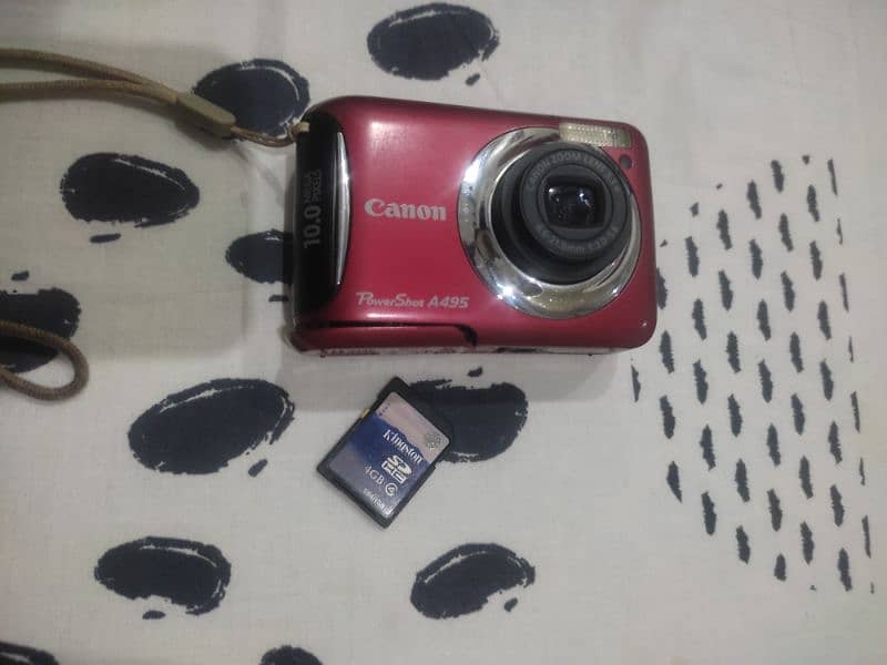 canon camera power shot 495 with 4gb sd card 7