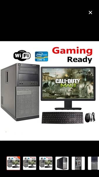 fully customised pc with monitor,mouse,keyboard,cpu 3