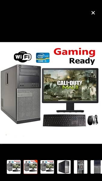 fully customised pc with monitor,mouse,keyboard,cpu 4