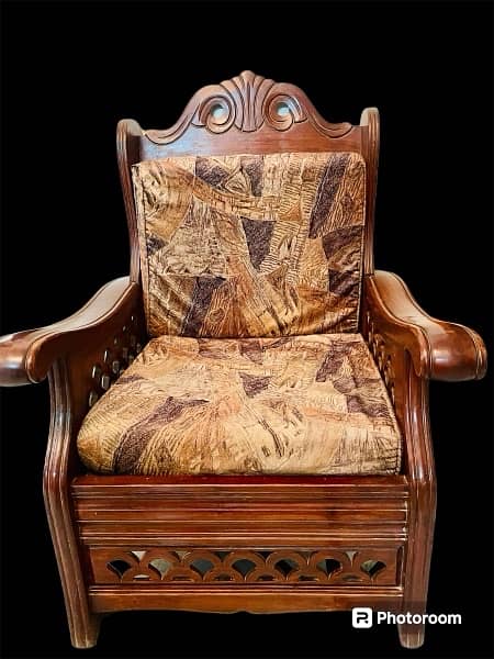Diyar wooden sofa set 3