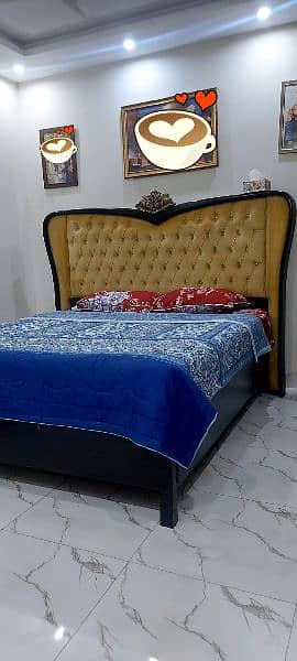 King size Tali wooden bed 0