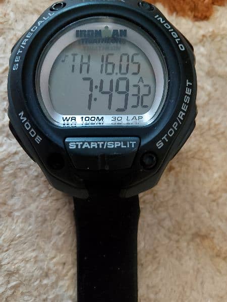 Timex Ironman Triathlon classic 30 lap 549 digital watch 0