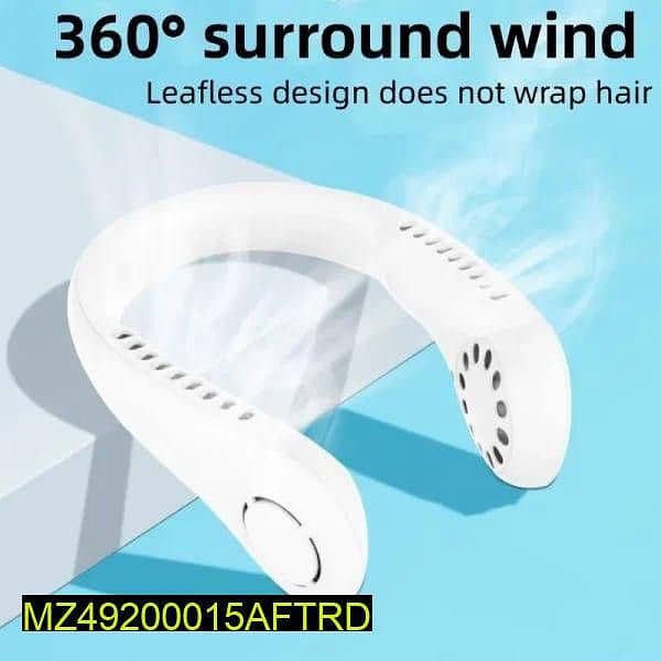 mini portable neckband fan 1