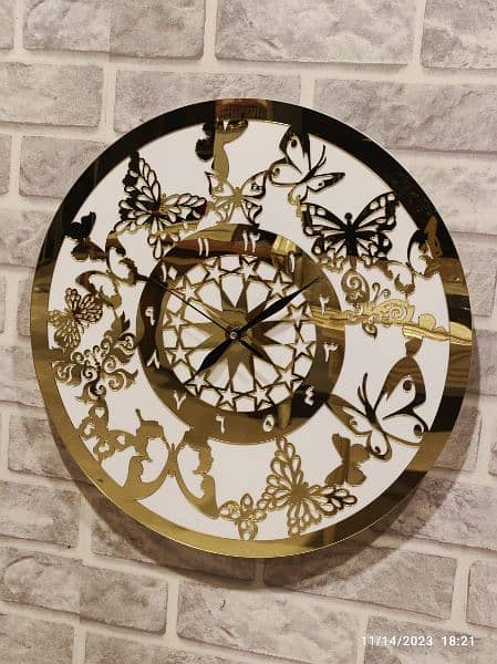 wall clock acrylic high quality new design clocks 12