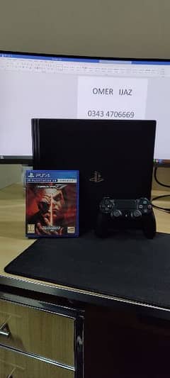 PS4 Pro 1TB - Black - one controller and One cd - Prestine condition 0