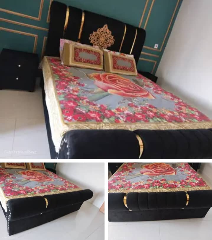 King size almost new Bedroom set# 03302459225 4