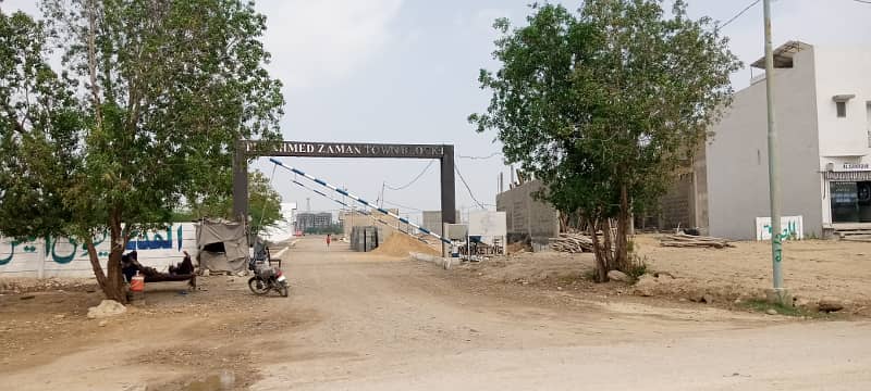 100 Yards Commercial in Pir Ahmed Zaman Town Blk-1 Plot Available 1