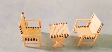 match stick table and chair toys