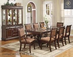 dining table/wooden dining table/dining for sale/6 seater /six seater 8