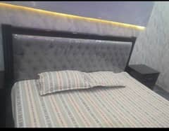 king size double bed with 2 side tables 0