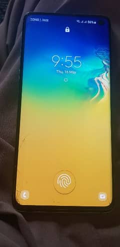 Samsung s10 8gb 512gb dual sim approved only glass break front and bck
