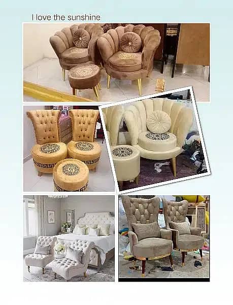 room chair\coffee chair\sofa chair/flower shape chair/bed room chair 5