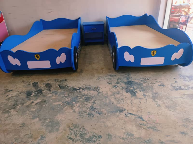 Boys Single Car Bed | Race Cars Bed | kids car Bed, Baby Furniture 1