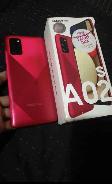 Samsung a02s 3+32 no charger only box 2