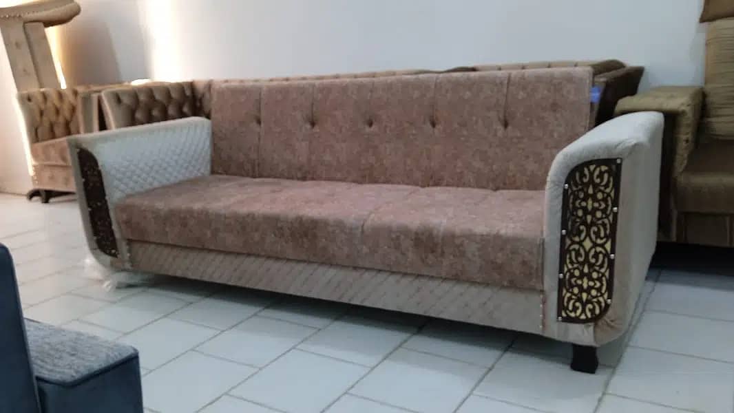 Elegant Sofa set,sofa cum bed, SOFFA , SATTY available 7