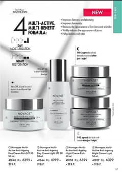 Novage+ Day and night beauty cream