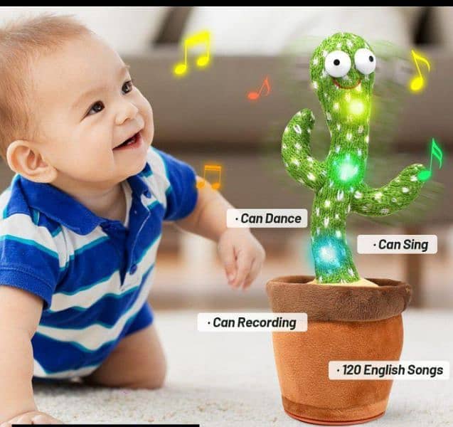 Dancing Cactus Toy For Kids. 0
