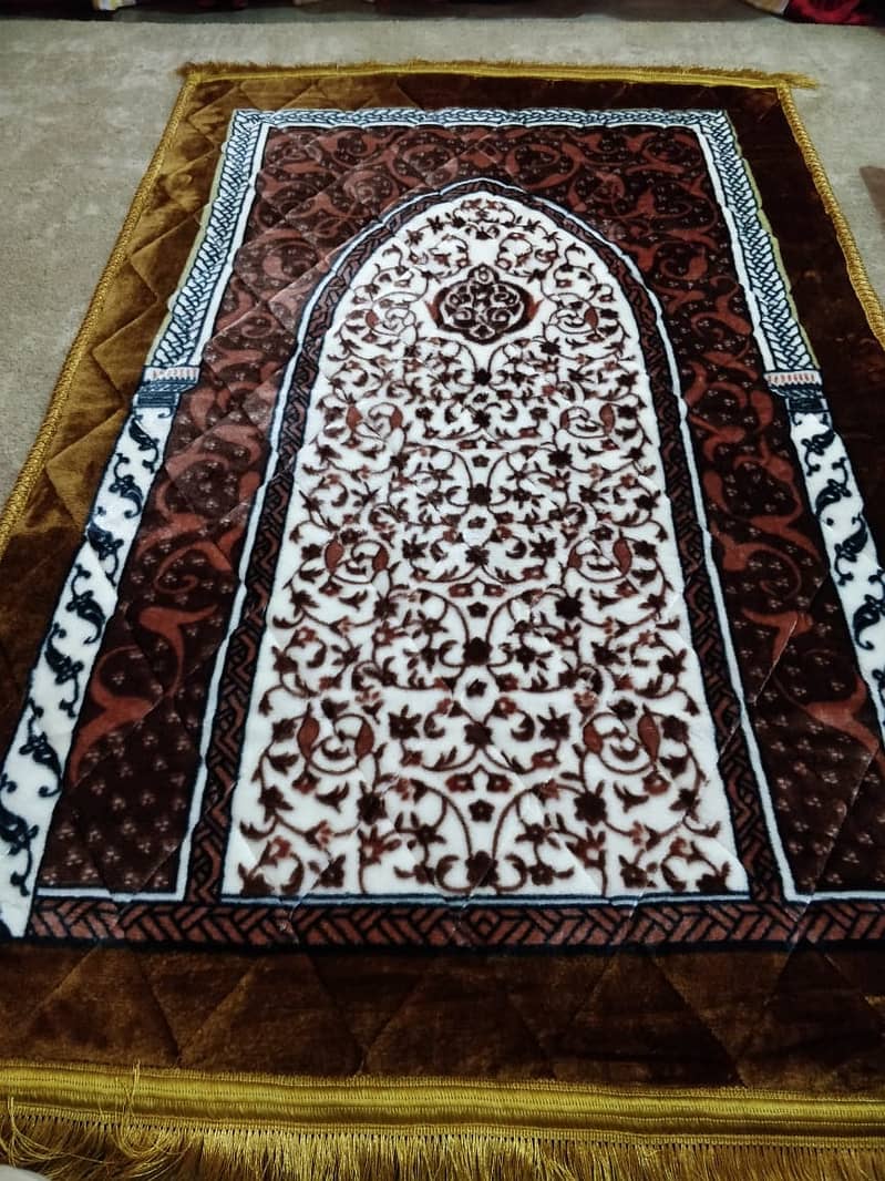 Jai Namaz, Super Soft Muslim Prayer Rug, Muslim Prayer Mat. 9