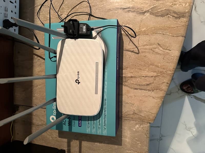 TP Link AC 1350 WiFi Router Dual Band/MU-MIMO Archer C60 13