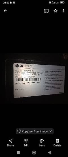 LG LED available screen biling karti ha colour Ka masala ha
