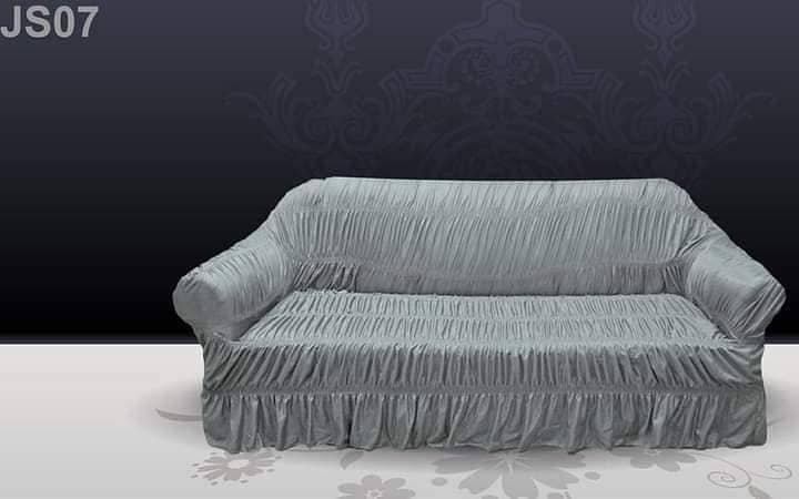 sofa cover 5 seater (3+1+1) jumbo size turkish style. 7