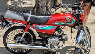 Honda CD 70 red color for sale genuine 0