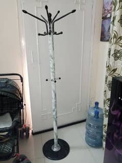 clothes stand with marble base