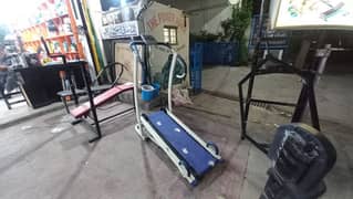 Imported manual treadmill Exercise machine runner walk jogging gym