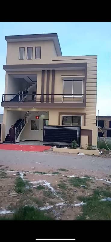 5 Marla double story double unit brand new house available for sale in caltex road Rawalpindi. 1