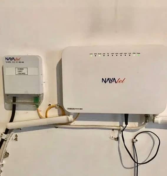 Nayatel internet (Wi-Fi) device & 0