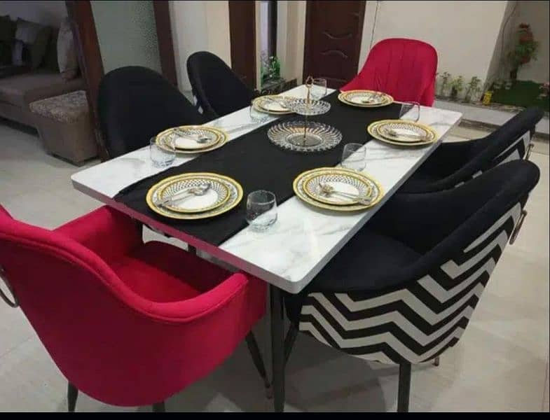 Chairs and Table Set Factory rate 18