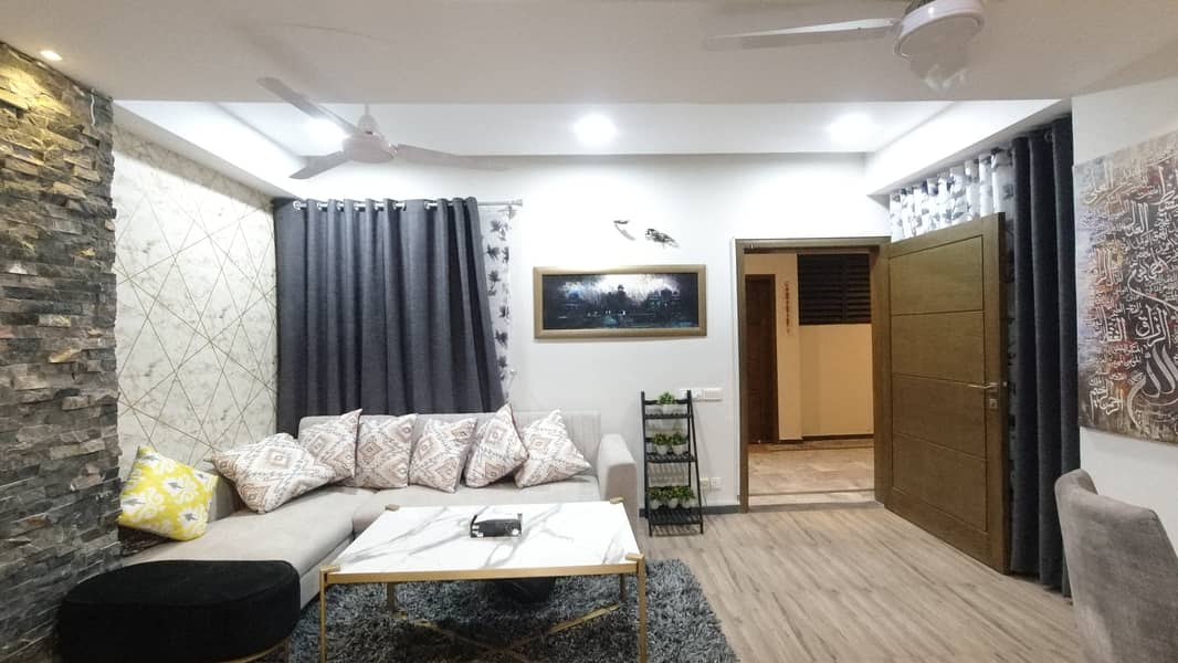 3 Bed Furnished Flat Available For Sale In Pine Heights D-17 Islamabad. 24
