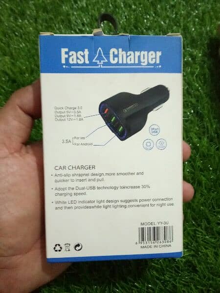 18W car charger for phone 5