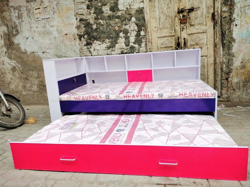 Kids Beds/ bunk bed/ baby court/cupboard/Almari//wardrobe 2